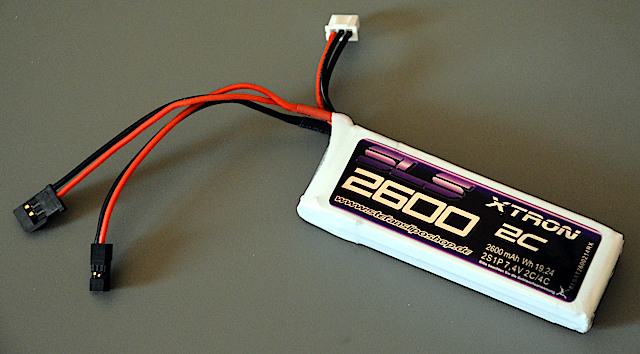 2s LiPo receiver battery