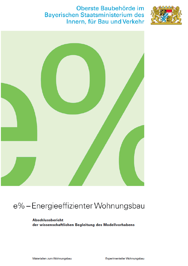 Abschlußbericht (Abb.: Oberste Baubehörde im Bayerischen Staatsministerium des Innern, für Bau und Verkehr)