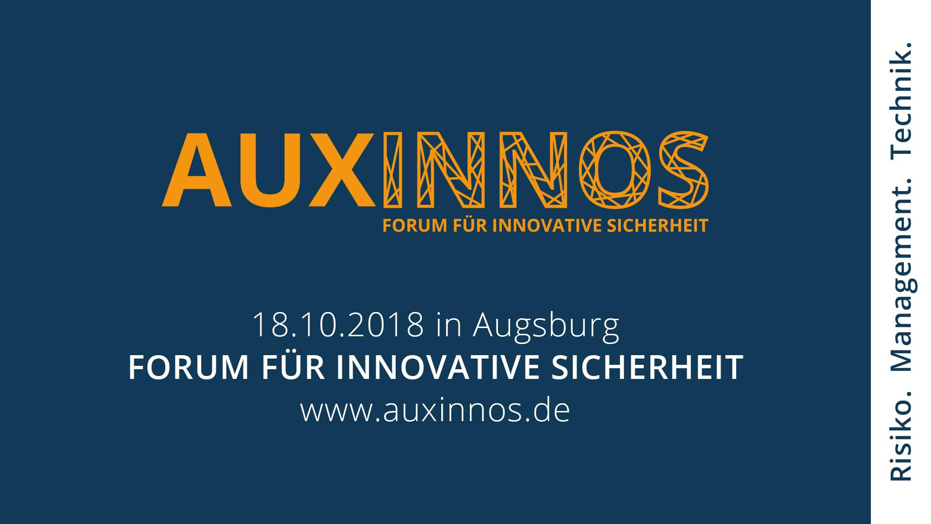 AUXINNOS Forum für innovative Sicherheit