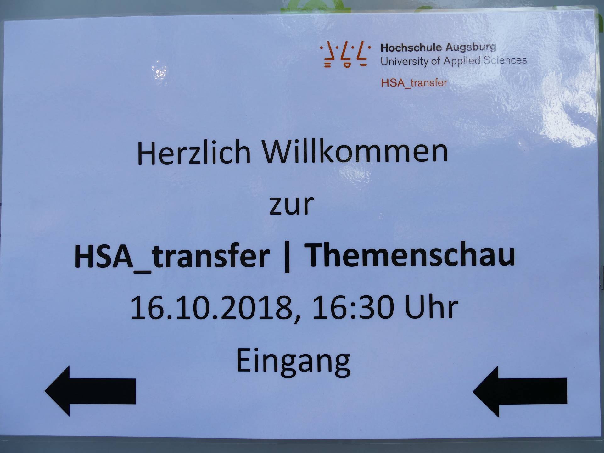 Herzlich Willkommen zur HSA_transfer | Themenschau