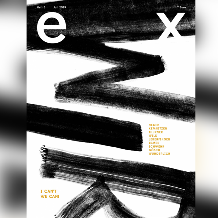 Titelseite: e x Magazin Heft 5. 