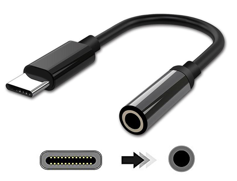 Adapter: USB-C auf Klinkenbuchse