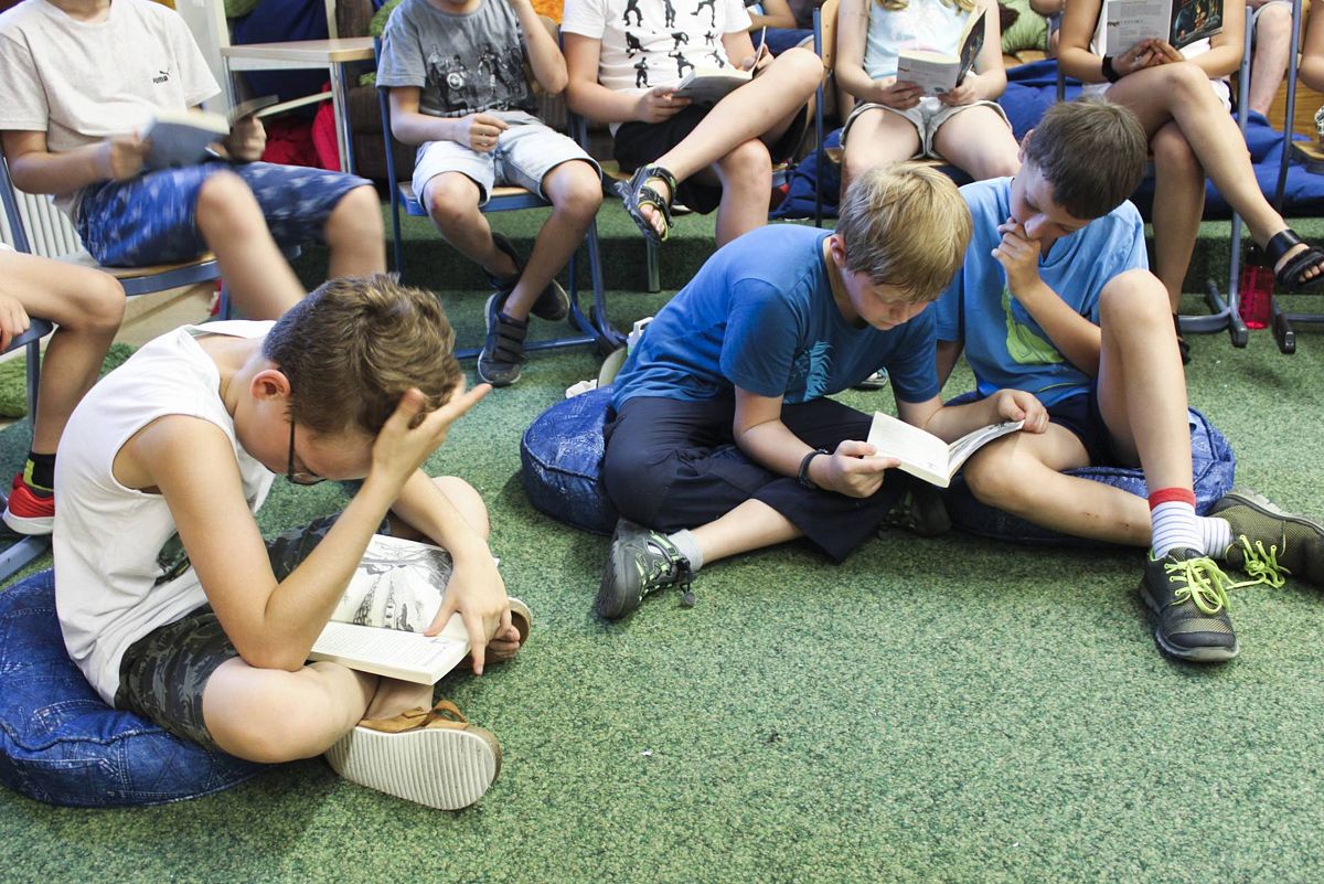 Lesespaß - HSA_transfer begleitet Gründschüler beim lesen lernen