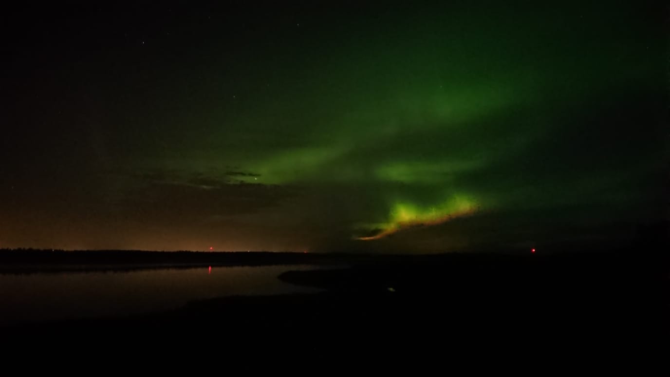 Nordlicht in Schweden