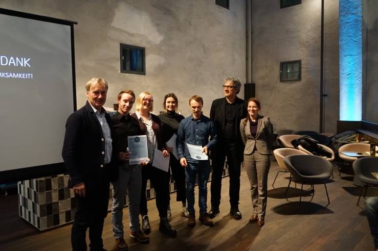 2. Preis: Studierende: Kümmerle, Wahl, Willmann, Zelt, Frau Gribl (Langner´sche Stiftung) H. Tiefenbacher, H. Stumpt, (SAIV)