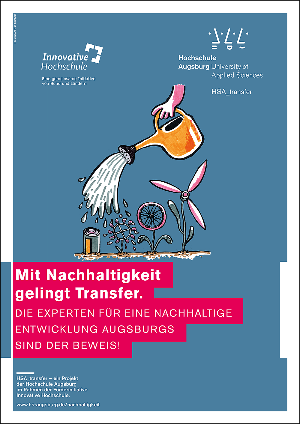 Mit Nachhaltigkeit gelingt Transfer. Die Experten für eine nachhaltige Entwicklung Augsburgs sind der Beweis.
