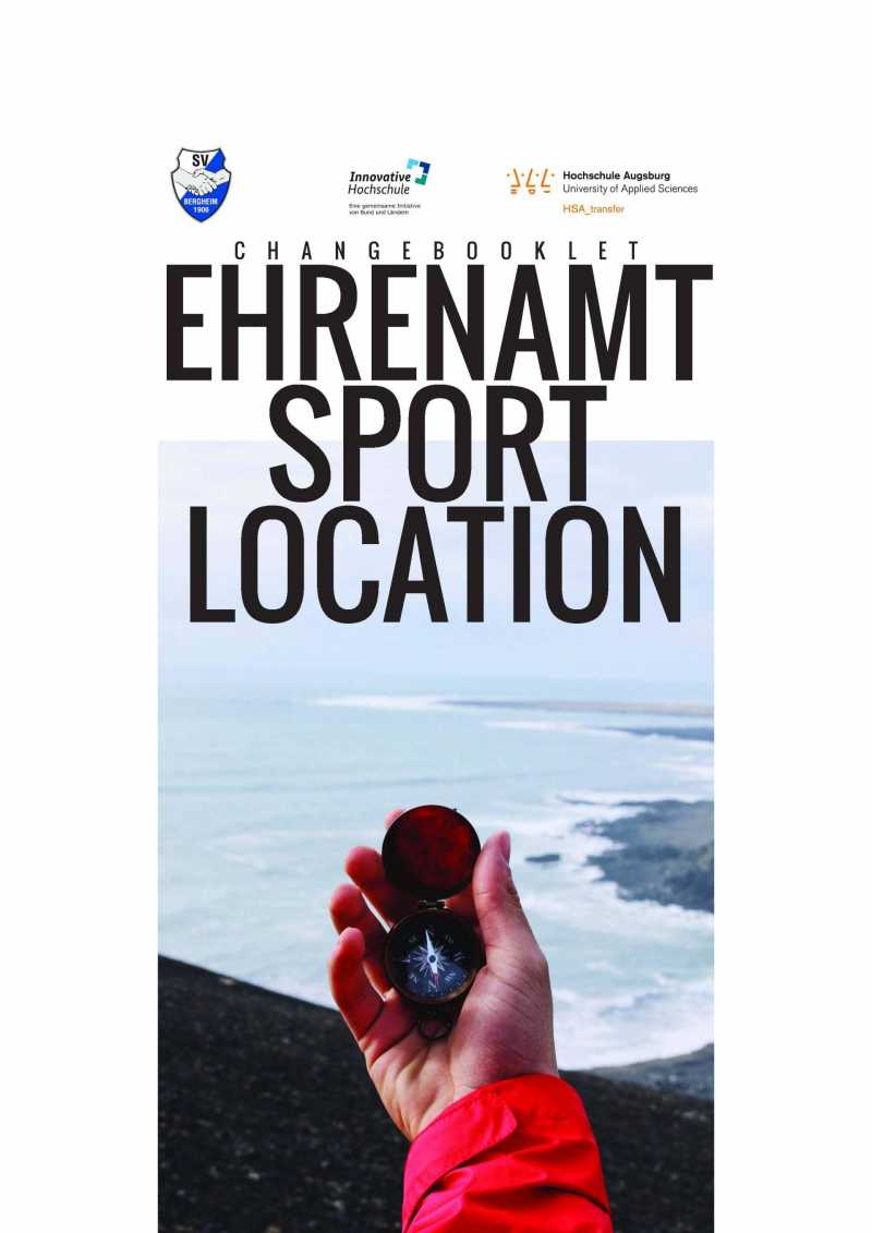 Titelseite: Innovatives Sportstättenkonzept: Ehrenamt-Sport-Location