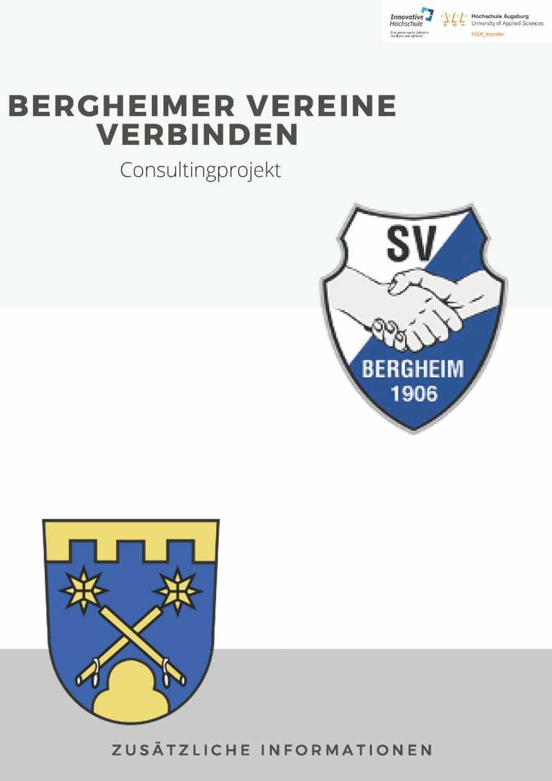 Titelseite: Innovatives Sportstättenkonzept: Bergheimer Vereine verbinden