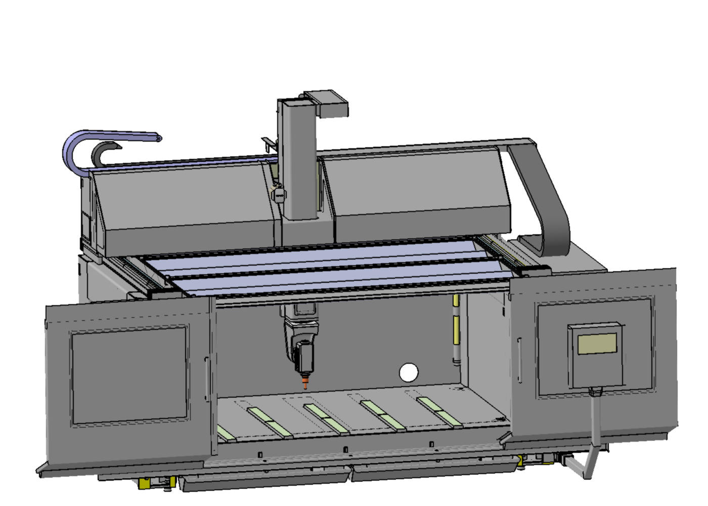 Portalfräsmaschine „EiMa Gamma S“ in Gantry-Bauweise