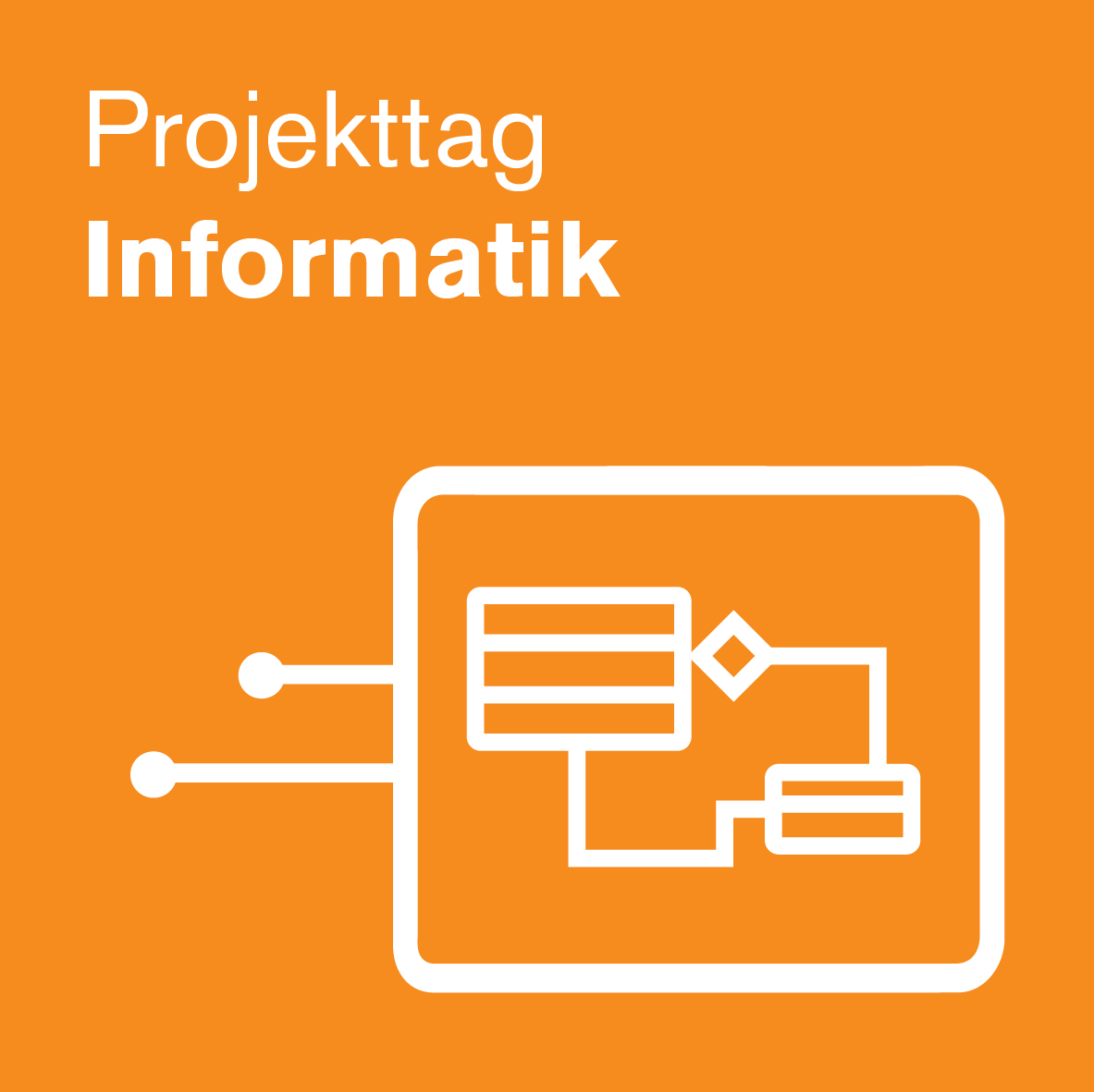 Banner: Projekttag Informatik