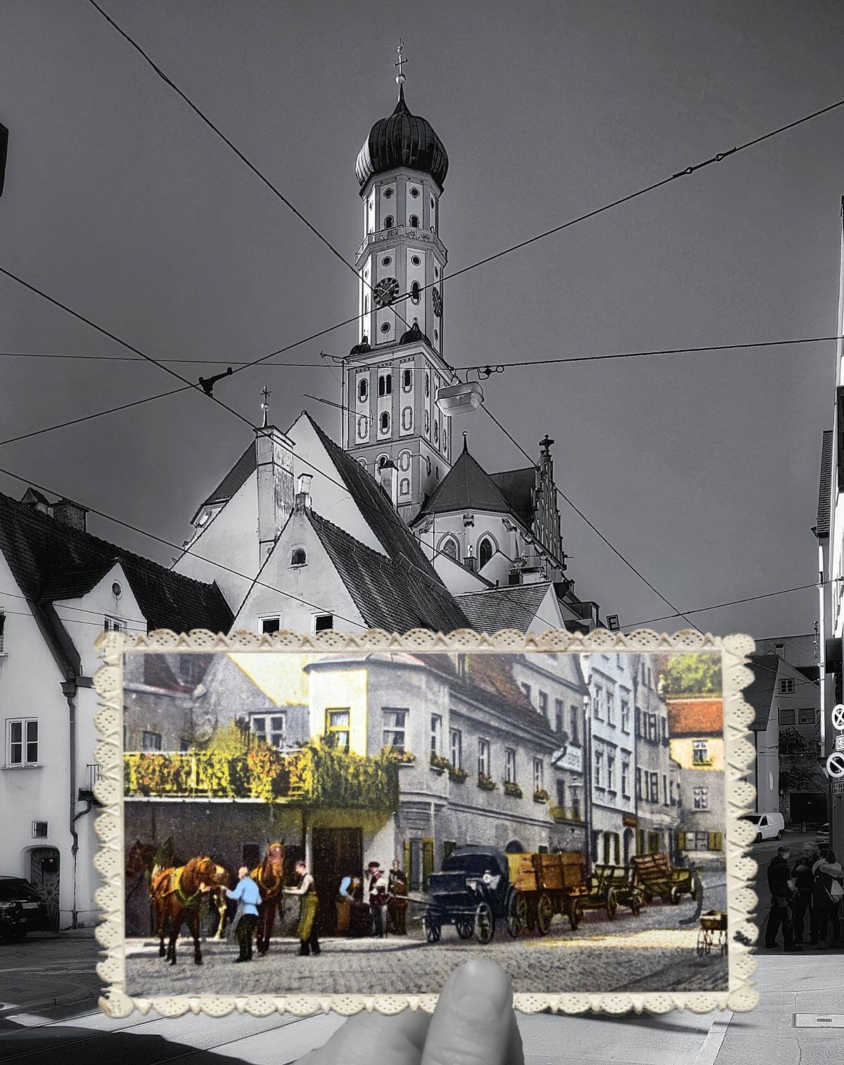 Ein geschichtsträchtiges Gebäude wird für 1o Jahre zum Forschungslabor und nebenbei behutsam instand gesetzt:  Die Alte Schmiede in Augsburg, Foto: Max Kling