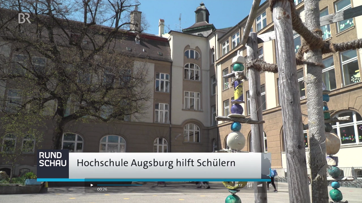 BR-Fernsehen, Rundschau - Bayern: Neues aus den Regionen, 28.04.2021, 18:30 Uhr: Hochschule Augsburg hilft Schülern