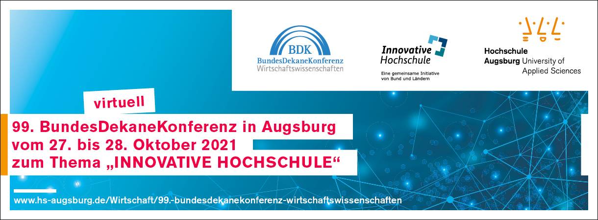 99. BundesDekaneKonferenz zum Thema "Innovative Hochschule"