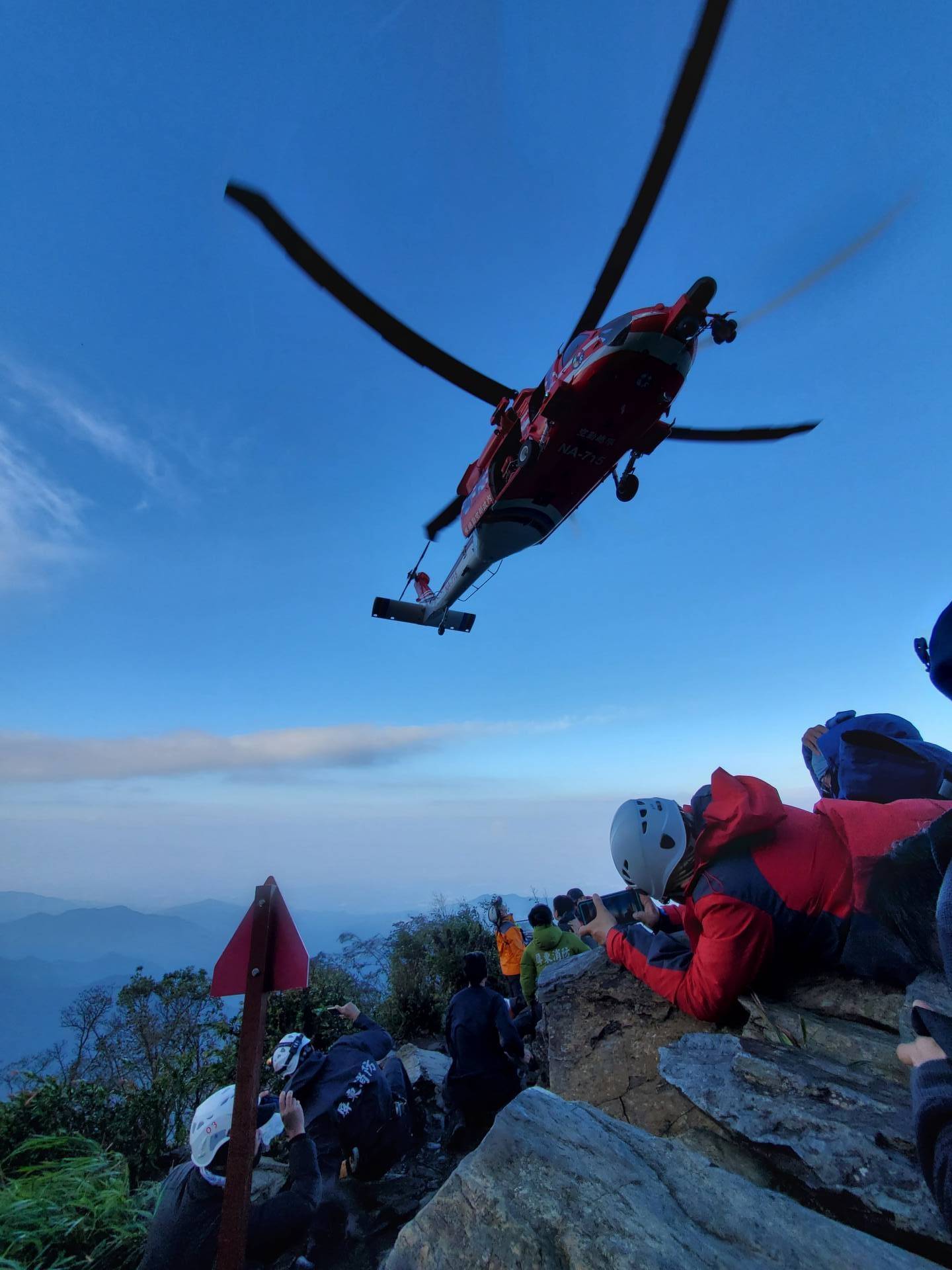 Rettungseinsatz auf 3000 Meter Höhe 