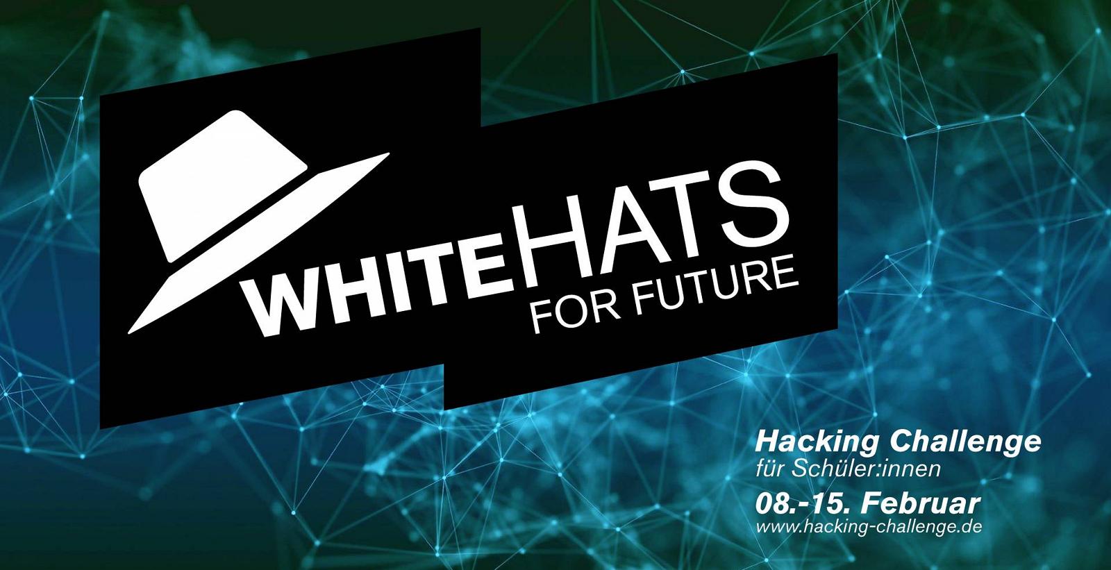 Banner: White Hats for Future - Hacking Challenge für Schüler:innen