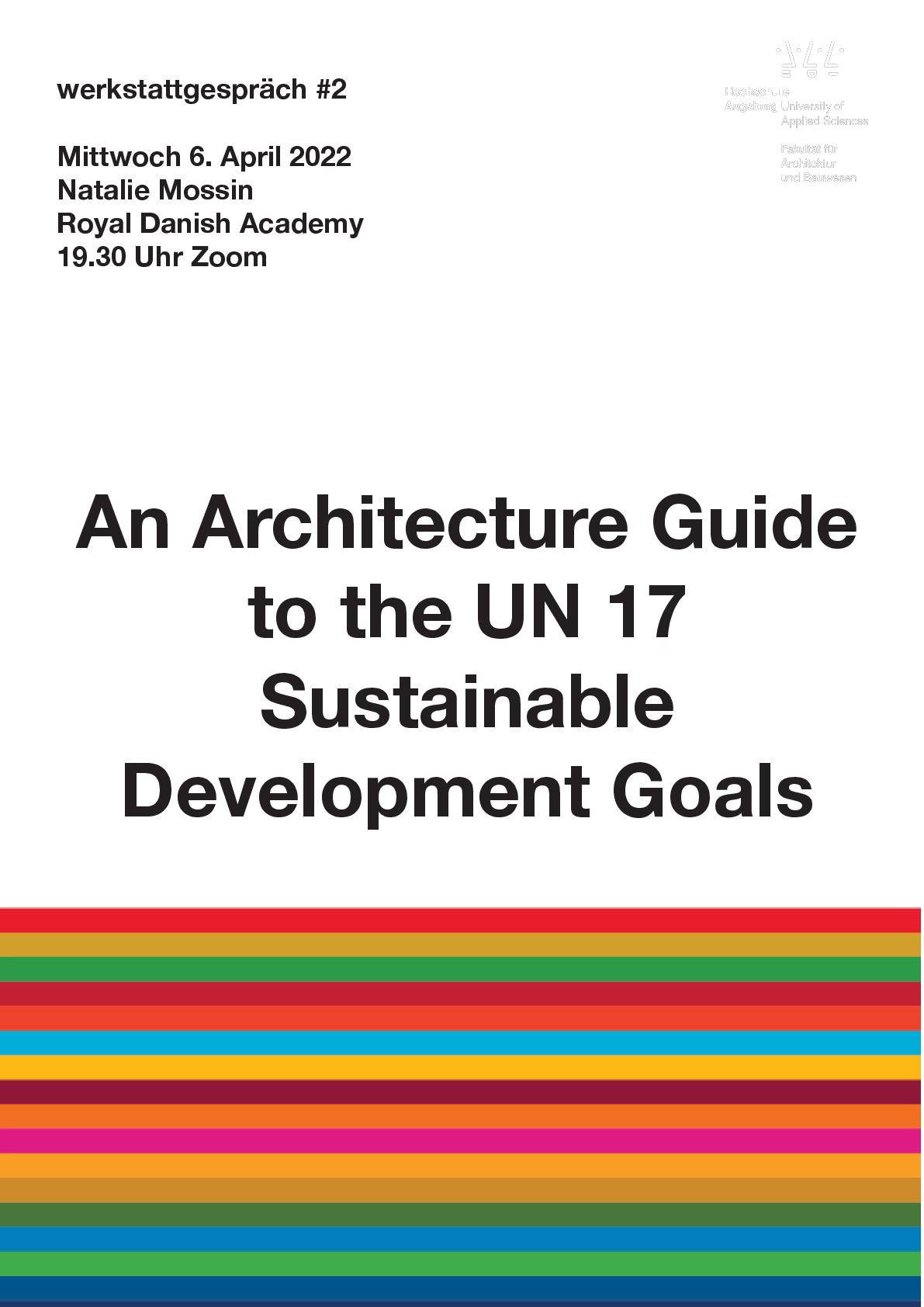 An achitecture guide to the UN 17 sustainable development goals