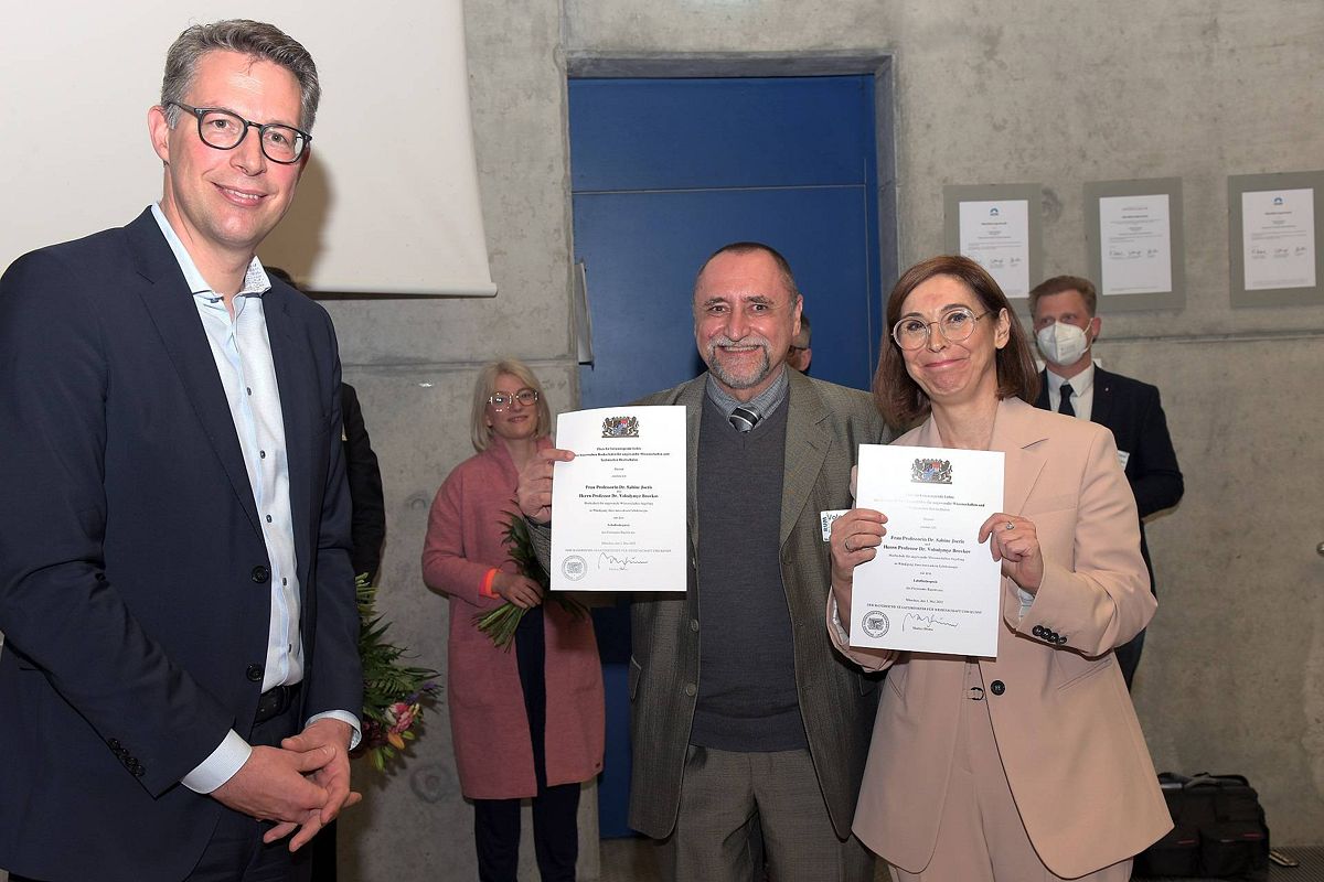 Die Preisträger:innen der Hochschule Augsburg des Lehrförderpreises 2022