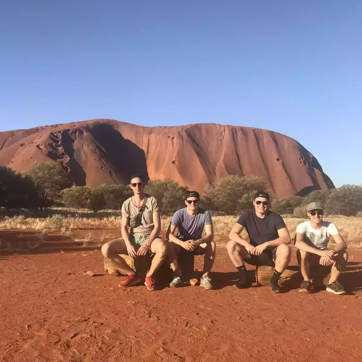 Gruppenbild in Australien