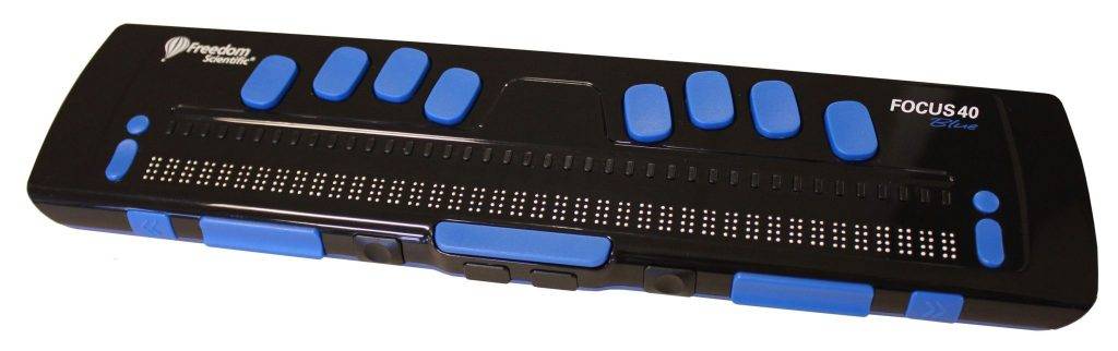 Bild des Braille Display FOCUS Blue 40 mit Link auf die Herstellerseite