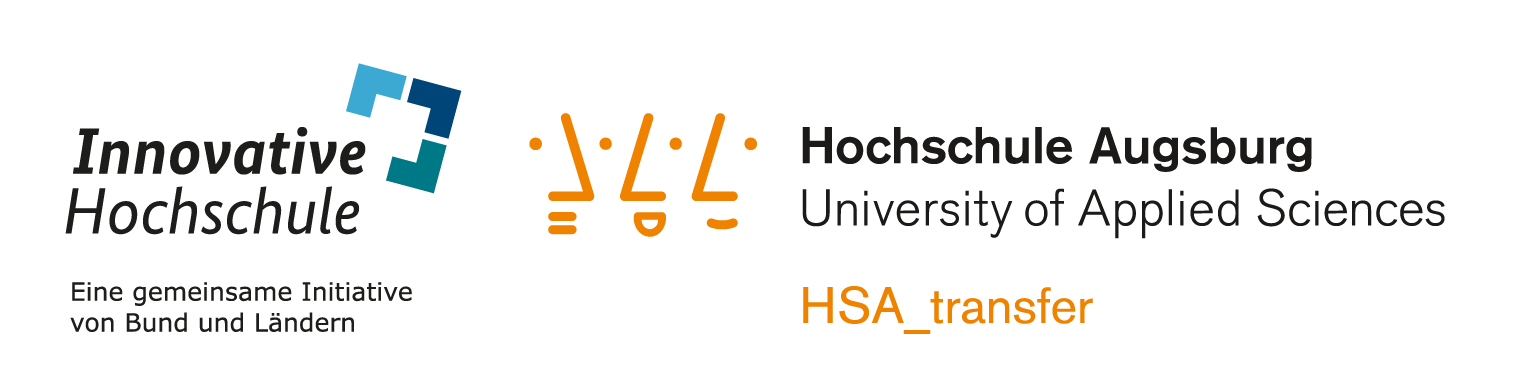 Logos: Innovative Hochschule und HSA_transfer