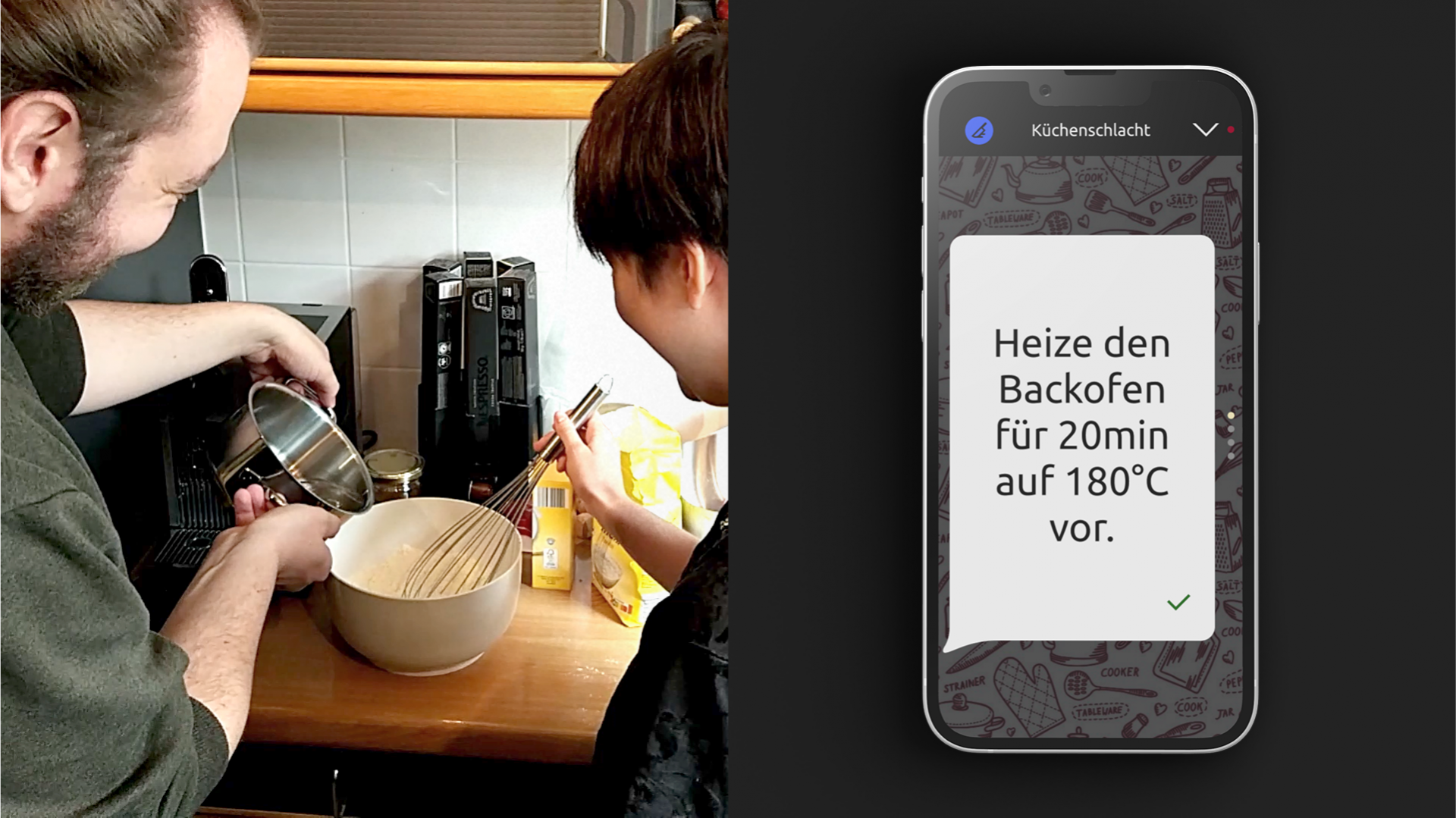 Das Gewinnerprojekt: Mixitup – Eine App zum gemeinsamen Kochen.  