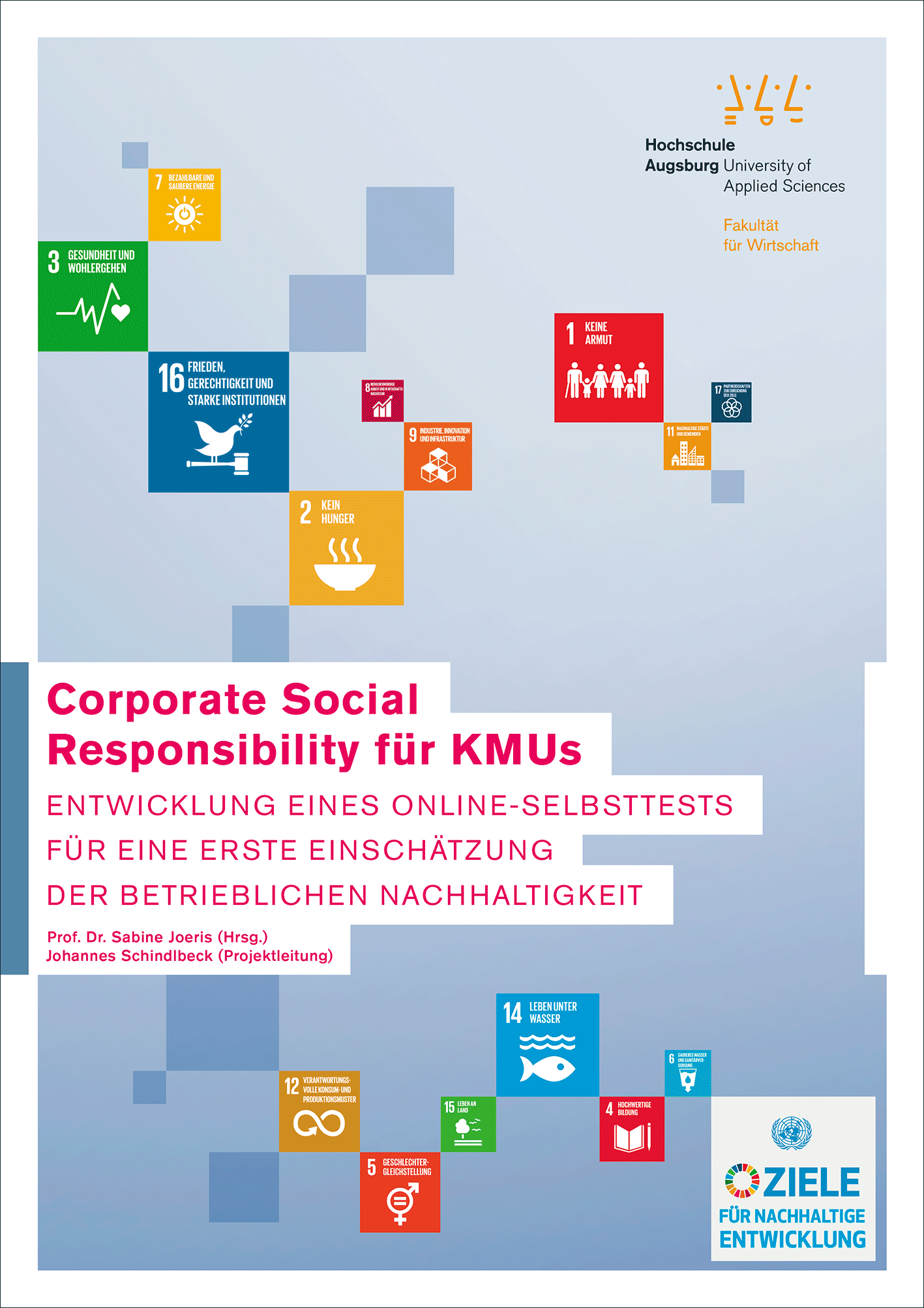 Titelseite der Publikation: Corporate Social Responsibility für KMUs