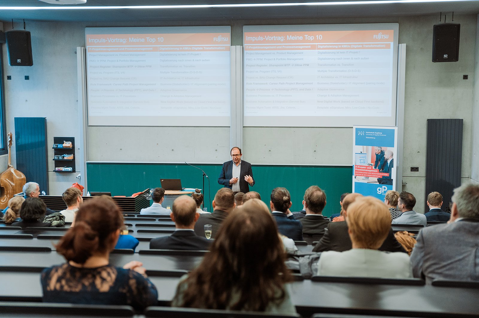 Robert Mayer - ITPM-Abschluss- und Alumnifeier - Weiterbildung - IT-Projektmanagement und Prozessmanagement - Technische Hochschule Augsburg (Foto: Daniel Fürst, hoch3media)