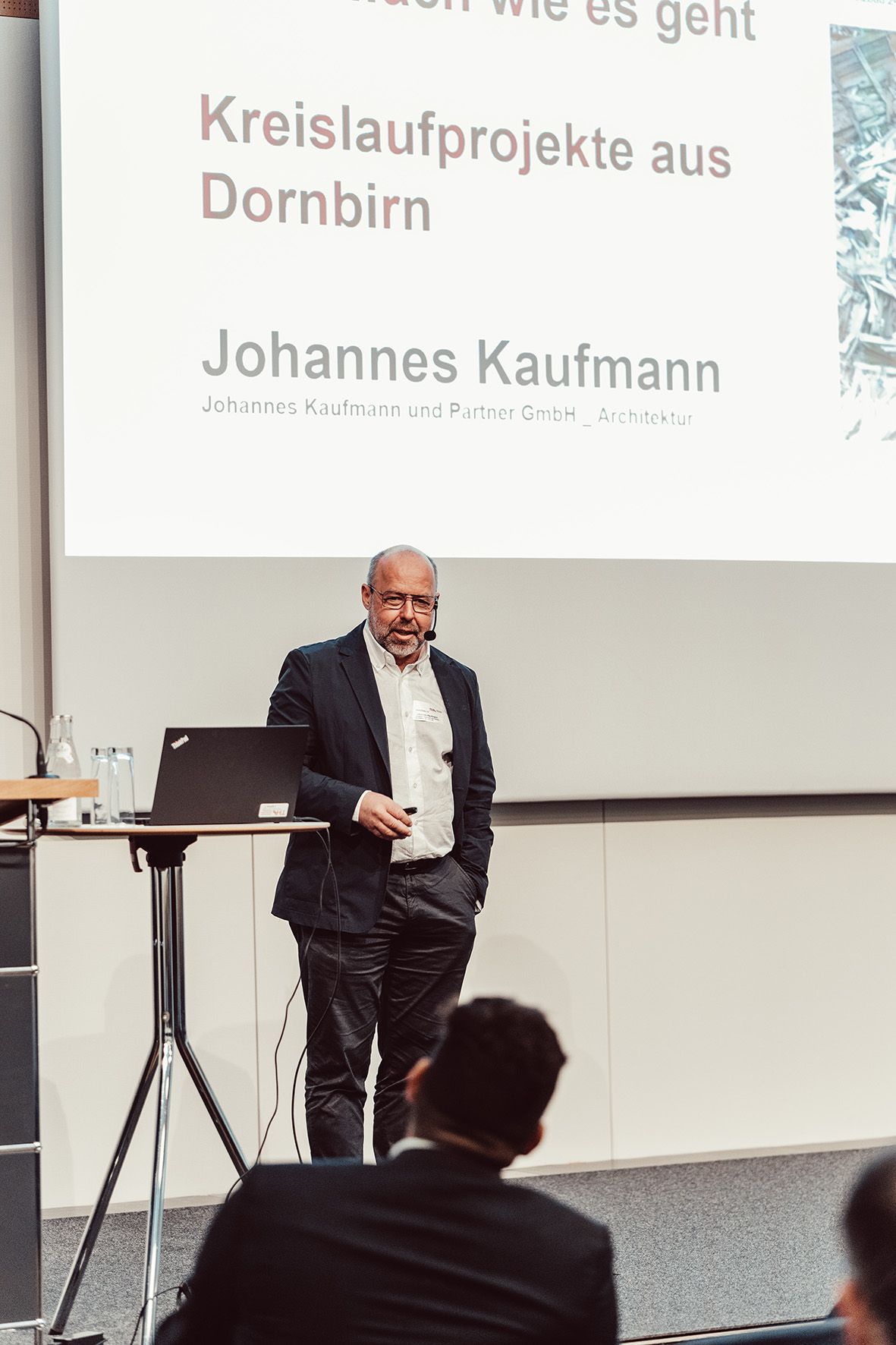 Johannes Kaufmann, JK & Partner Architekten Dornbirn und Wien. Foto: Matthias Leo.