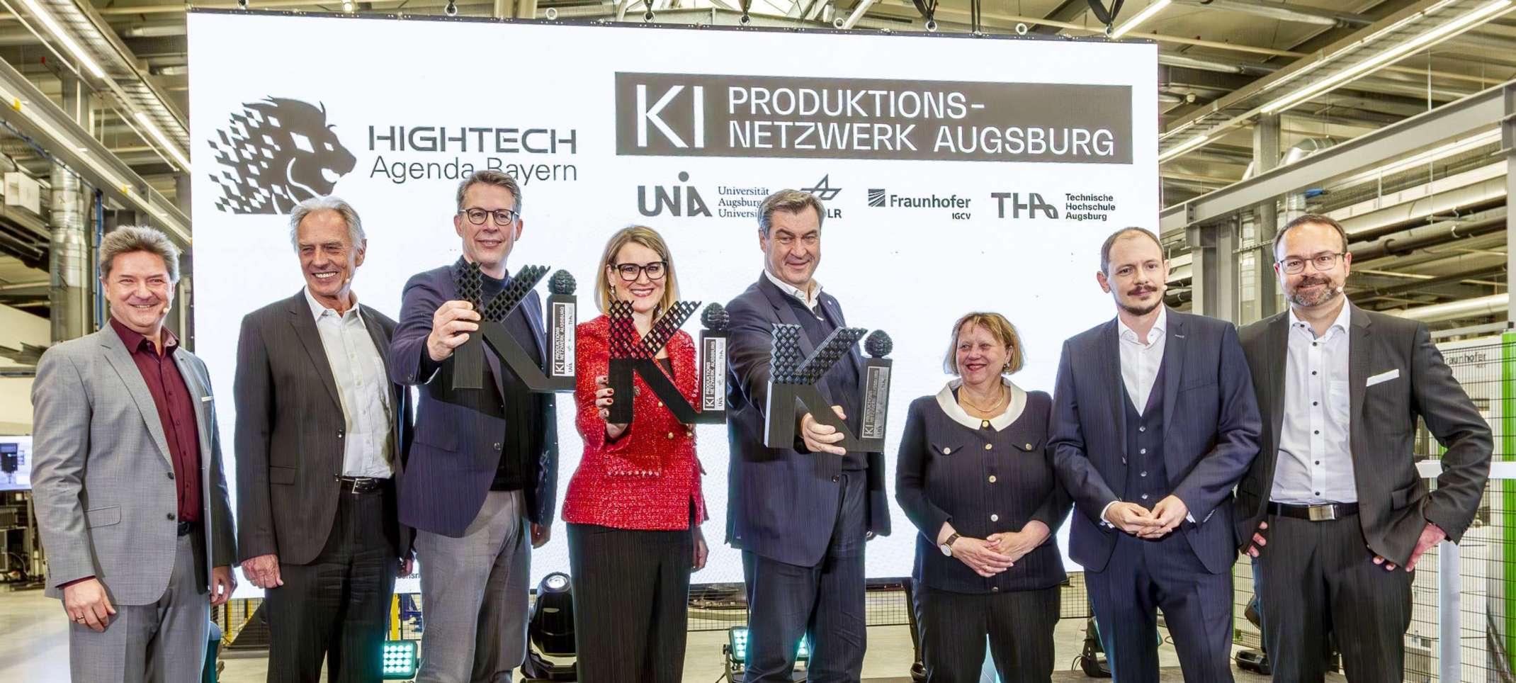Die Leitung des KI-Produktionsnetzwerks Augsburg