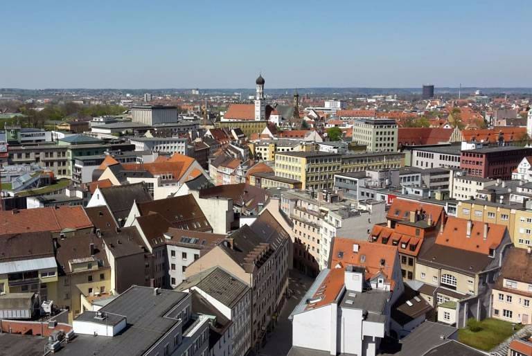 Panoramablick über Augsburg
