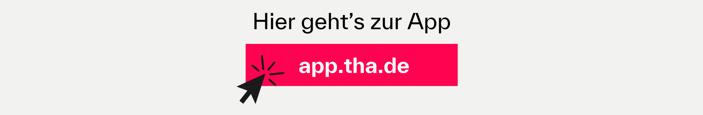 Button zu app.tha.de