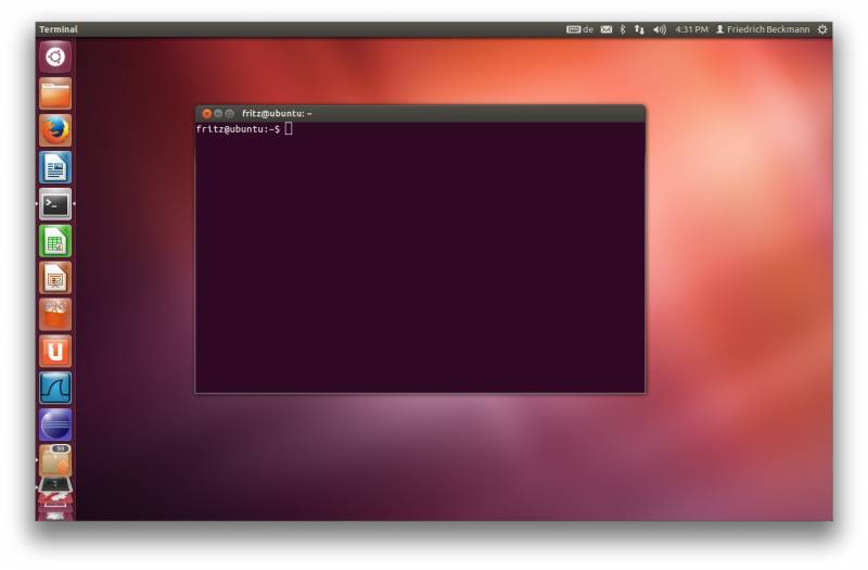  Ubuntu mit Terminal