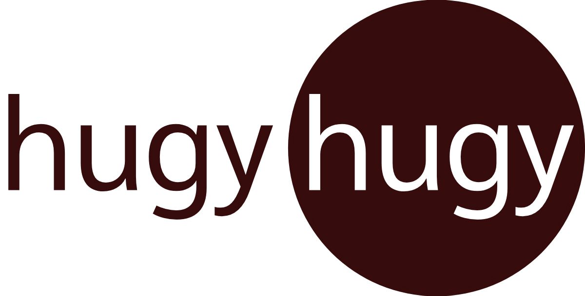 logo for our first prototype called hugy hugy
