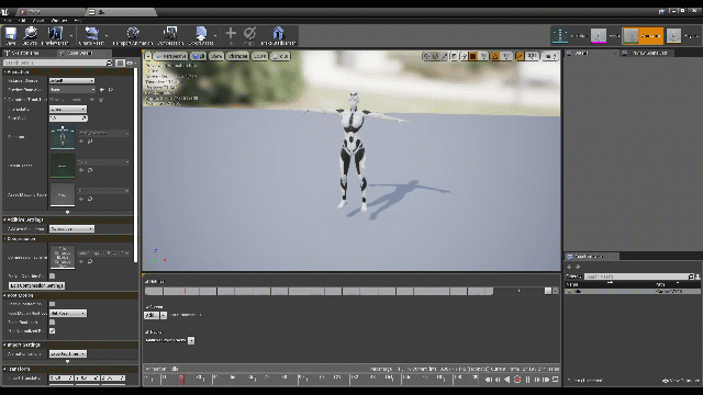 Importierte Animation in Unreal